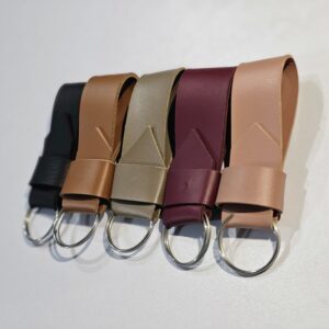Leather keychain